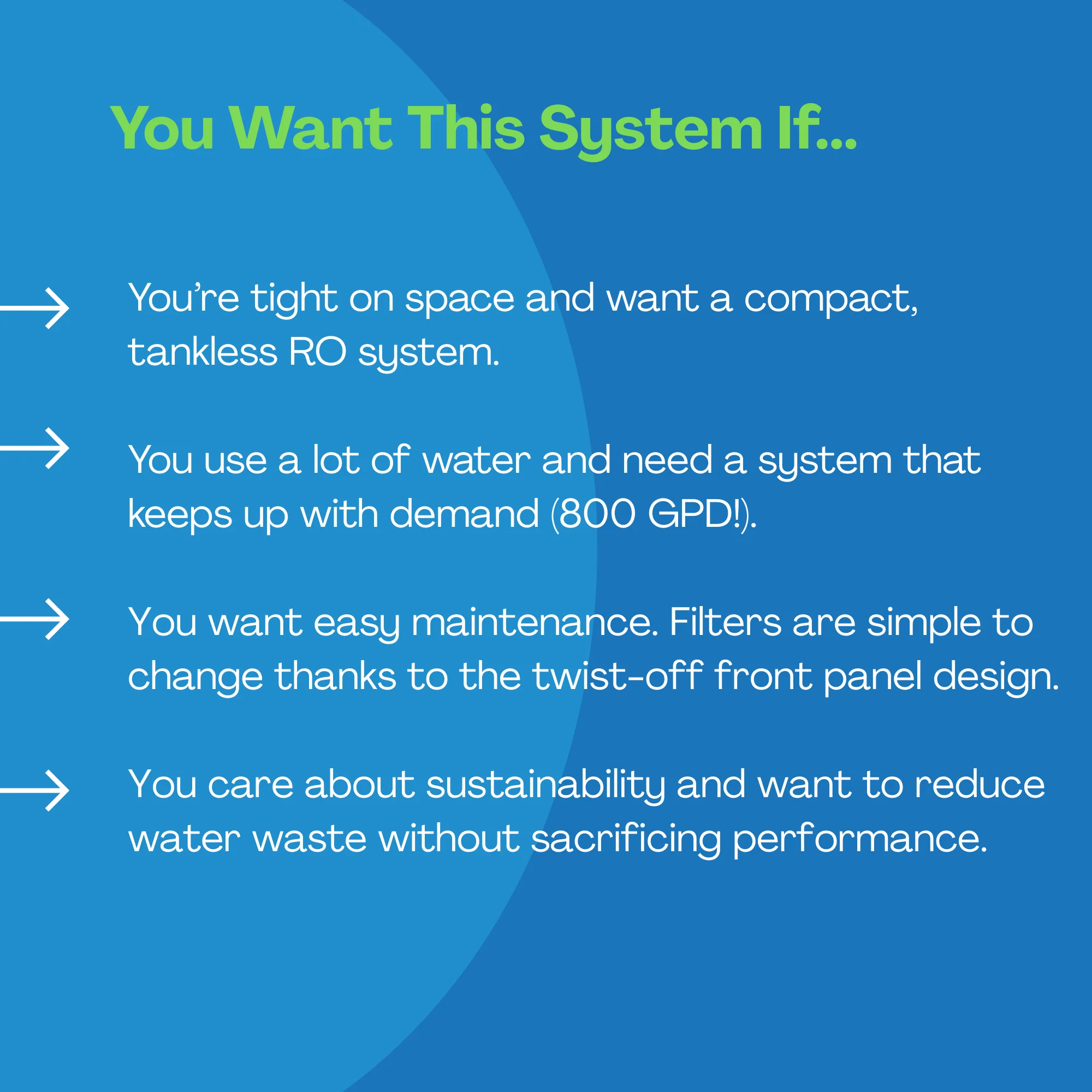Aqua Flo 800 GPD High Efficiency Tankless RO System - Image 6