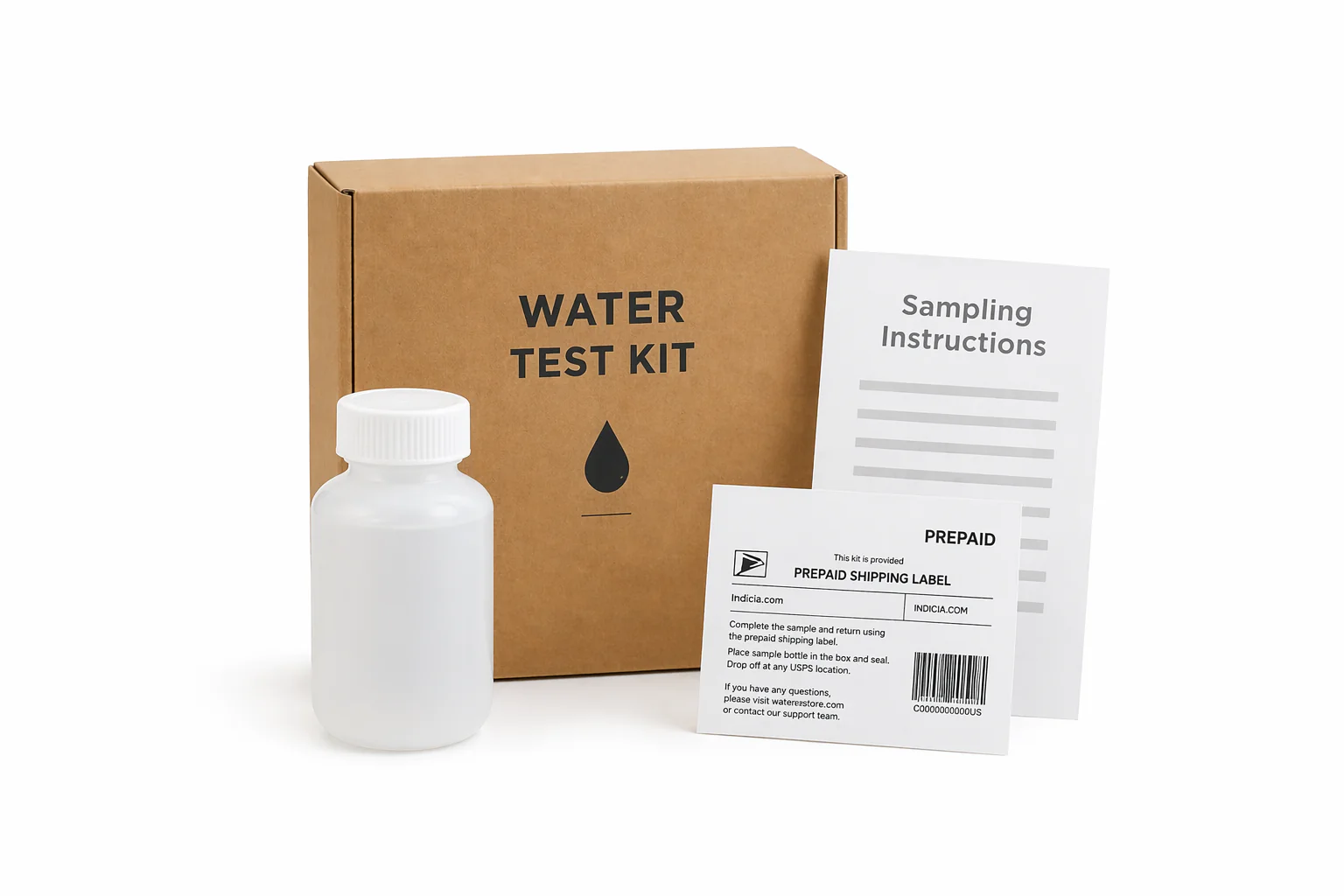 Water Test Kit with Expert Analysis & Guided Solutions