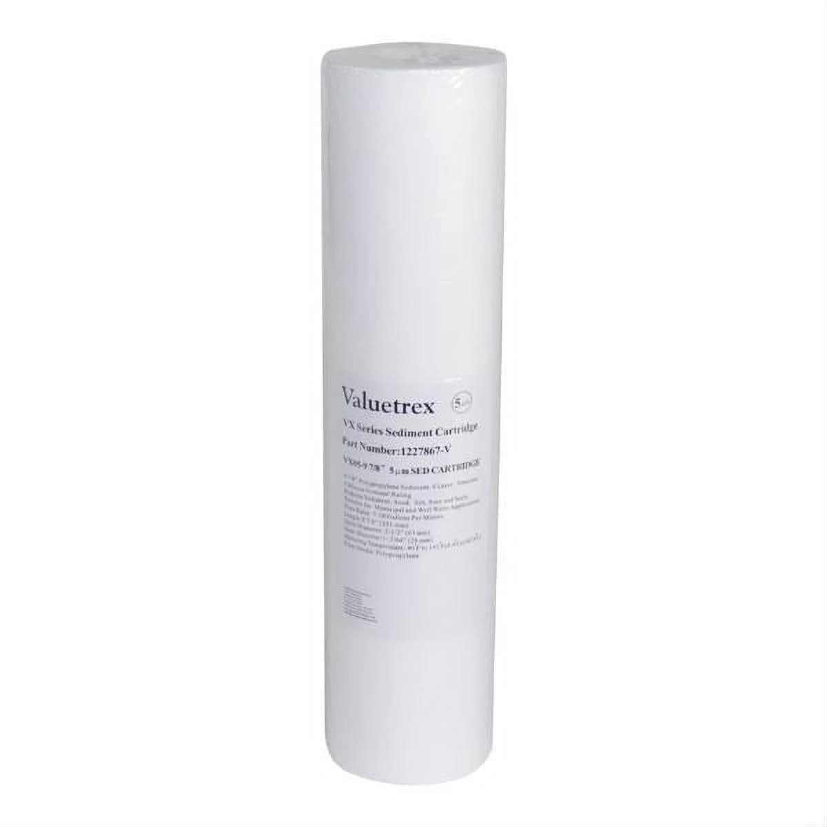 Valuetrex 5 Micron 10" Sediment Water Filter #1227867-V